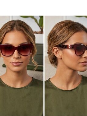 Longchamp Sunglasses LONGCHAMP LO635S burgundy/brown gradient designer.